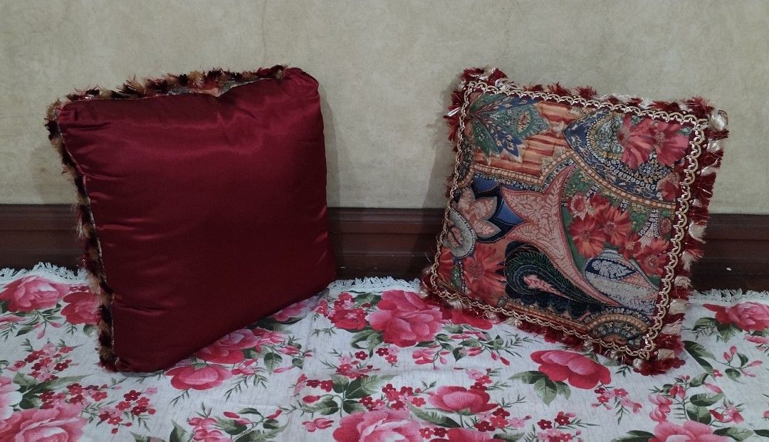 Silk couch pillows buy 1 take 1 Furniture Home Living Home