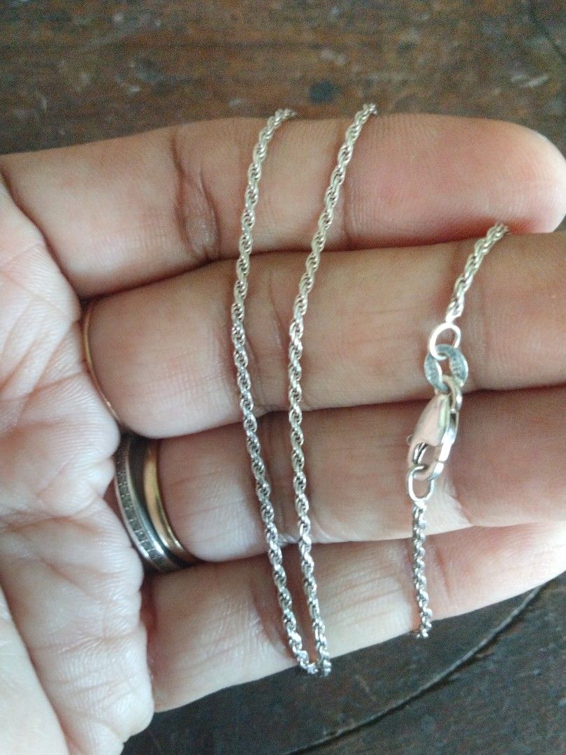 Original chain - Italy 925 silver, Luxury, Accessories on Carousell