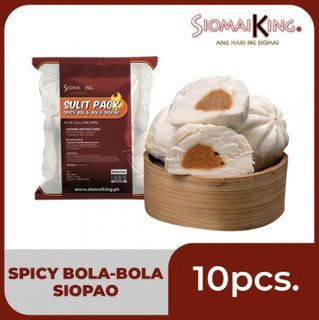 Siomai King Sulit Pack Spicy Bola-Bola Siopao w/ Sauce