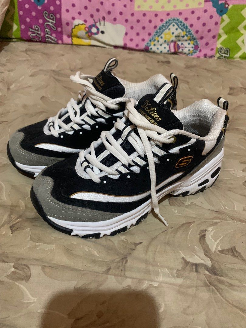 5 skechers d'lites golden panda outlet