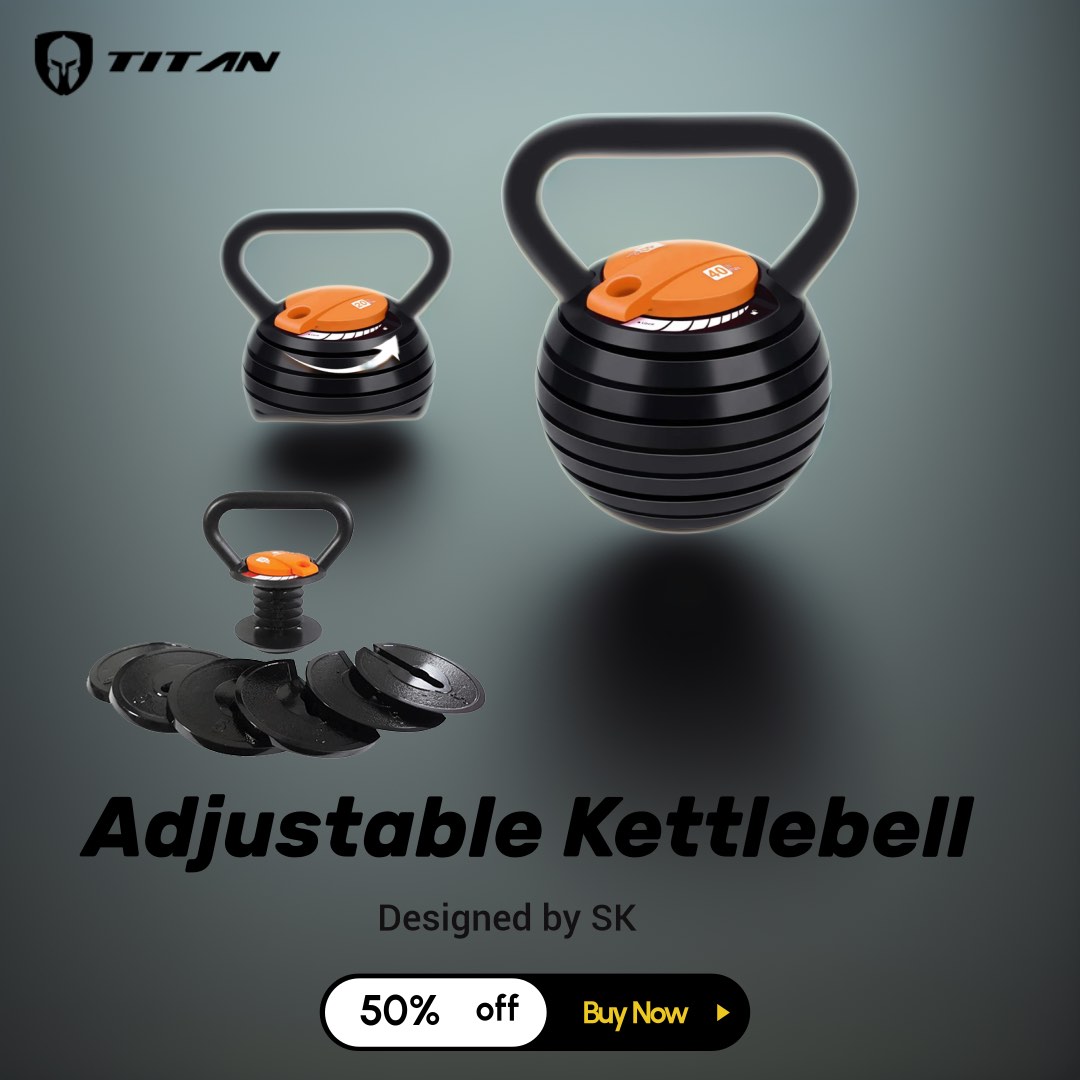 Adjustable kettlebell deals titan