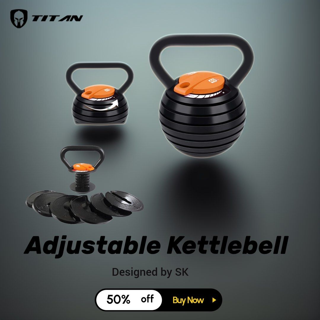 Titan kettlebell adjustable best sale