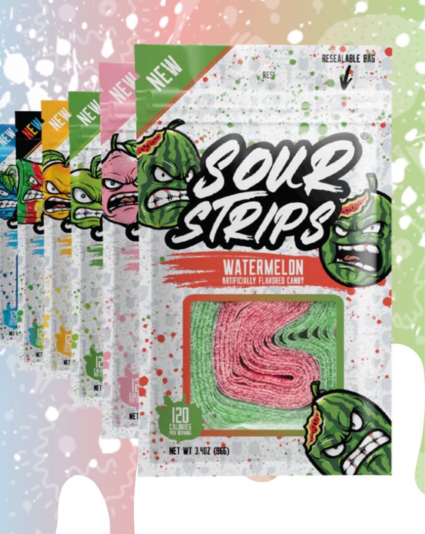 Sour strip candy, Food & Drinks, Other Food & Drinks on Carousell