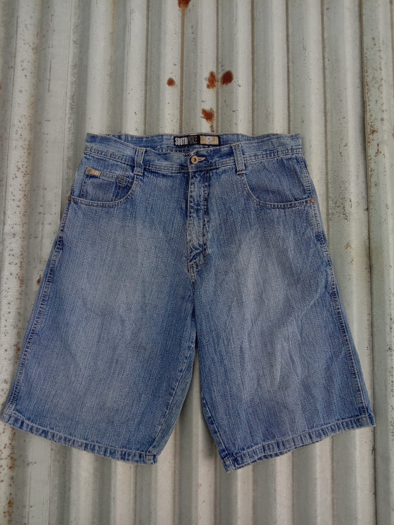 Southpole Baggy Jorts, Men's Fashion, Bottoms, Jeans on Carousell