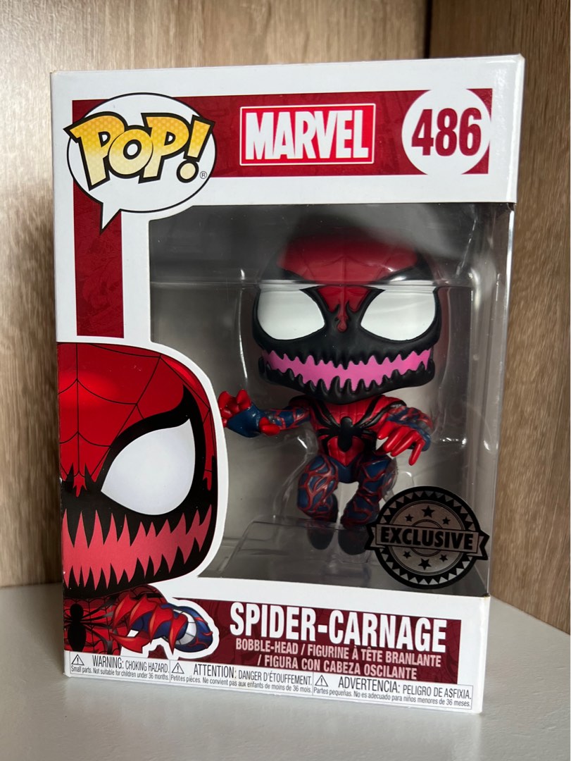 Funko pop spider man carnage on sale