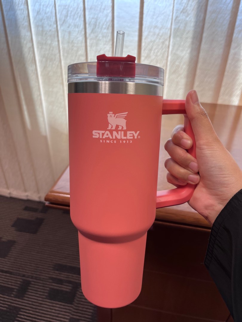 BRAND NEW AUTHENTIC STANLEY QUENCHER 40 oz in TIGERLILY, Furniture & Home  Living, Kitchenware & Tableware, Water Bottles & Tumblers on Carousell