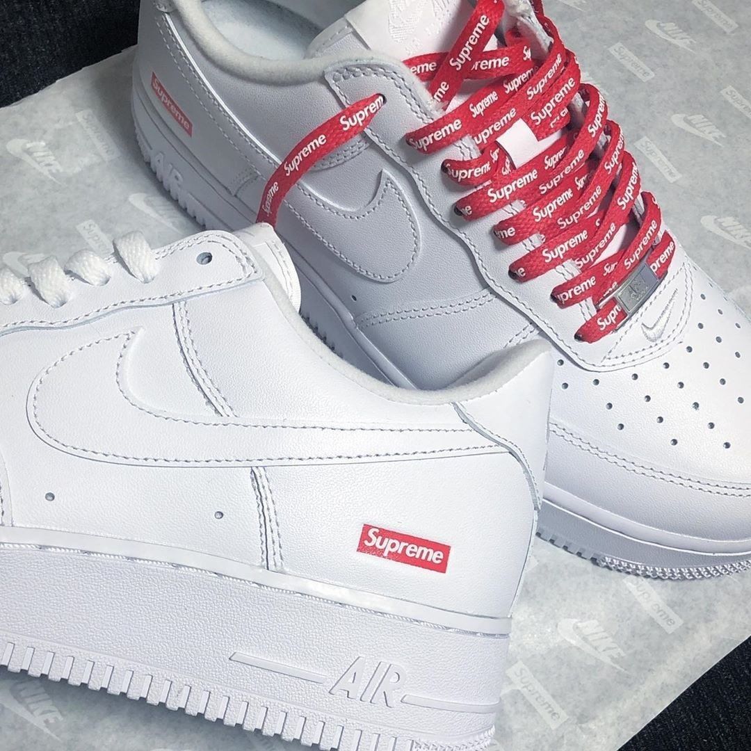 Supreme x Nike Air Force 1 Low White CU9225-100 