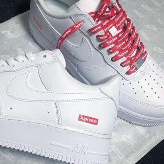 🔴 Full Red LV Custom AF1s 🔴  White nike shoes, Nike air shoes