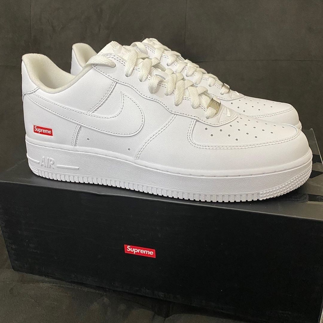 Buy Supreme x Air Force 1 Low 'Box Logo - White' - CU9225 100