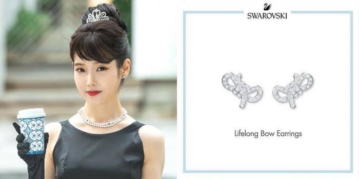 Swarovski lifelong bow earrings on sale