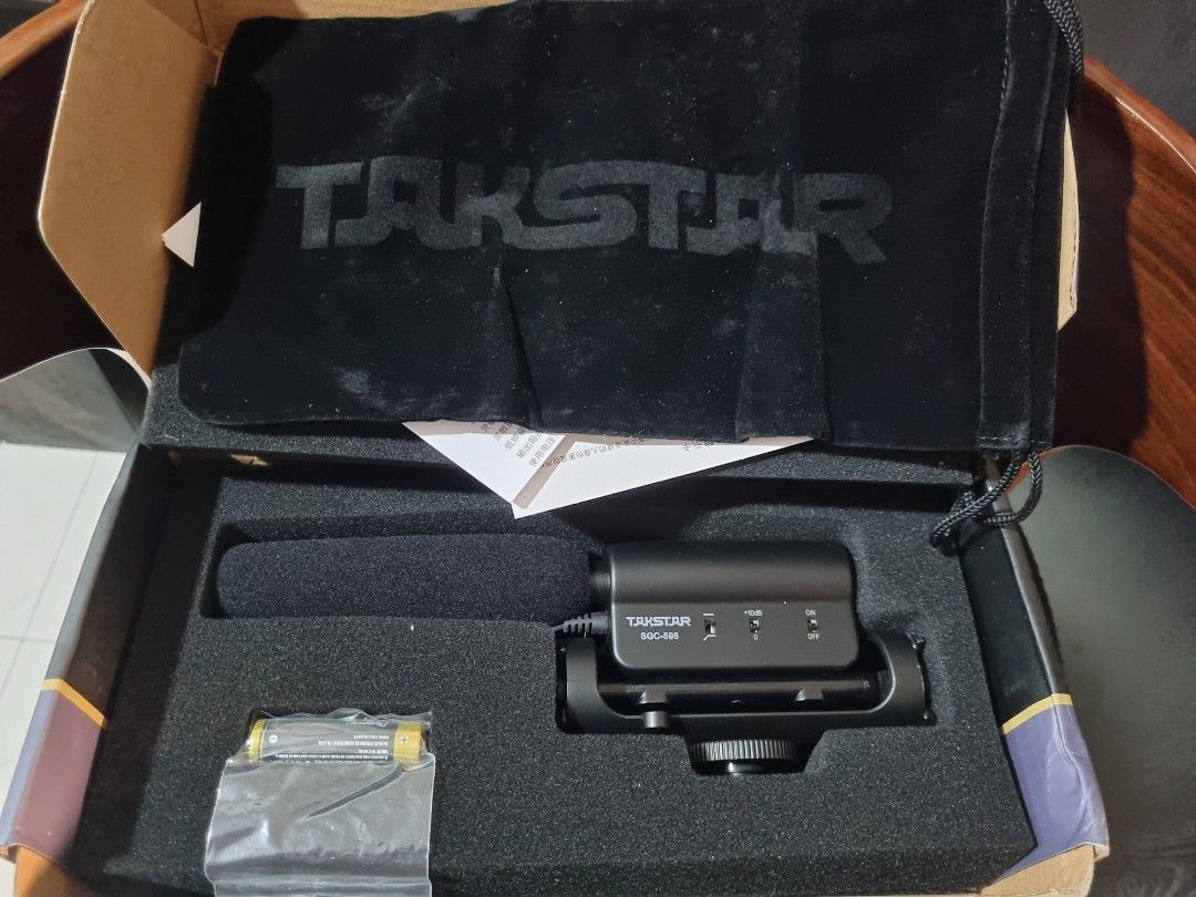 Takstar SGC-598 Shotgun Mic, Audio, Microphones on Carousell