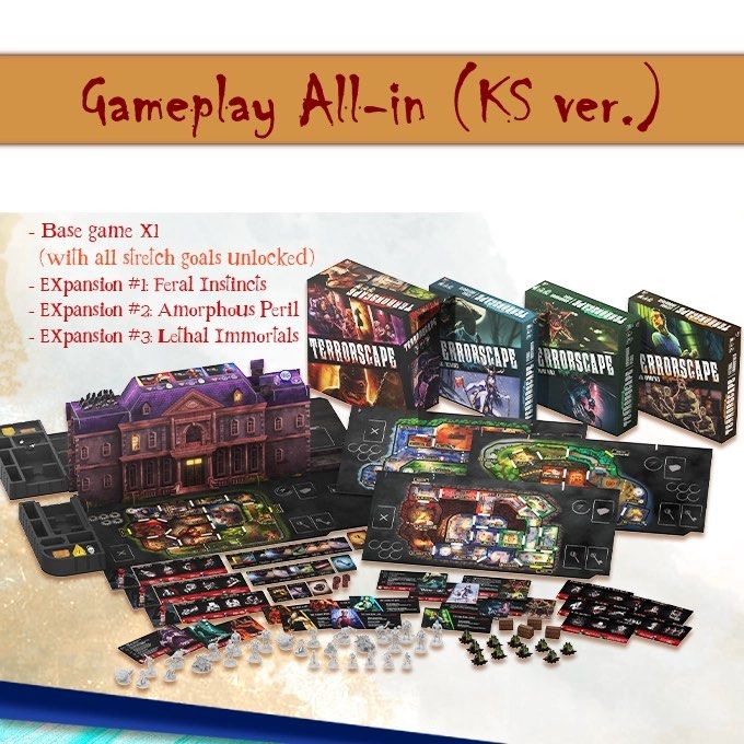Terrorscape Gameplay All-in KS kickstarter board game 桌遊桌上遊戲