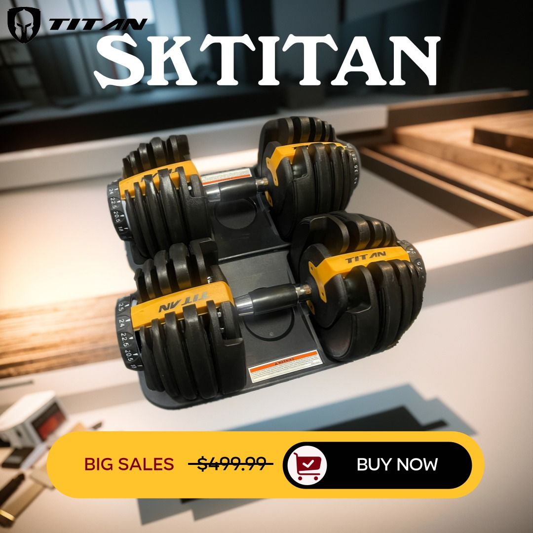 Titan fitness adjustable dumbbells clearance