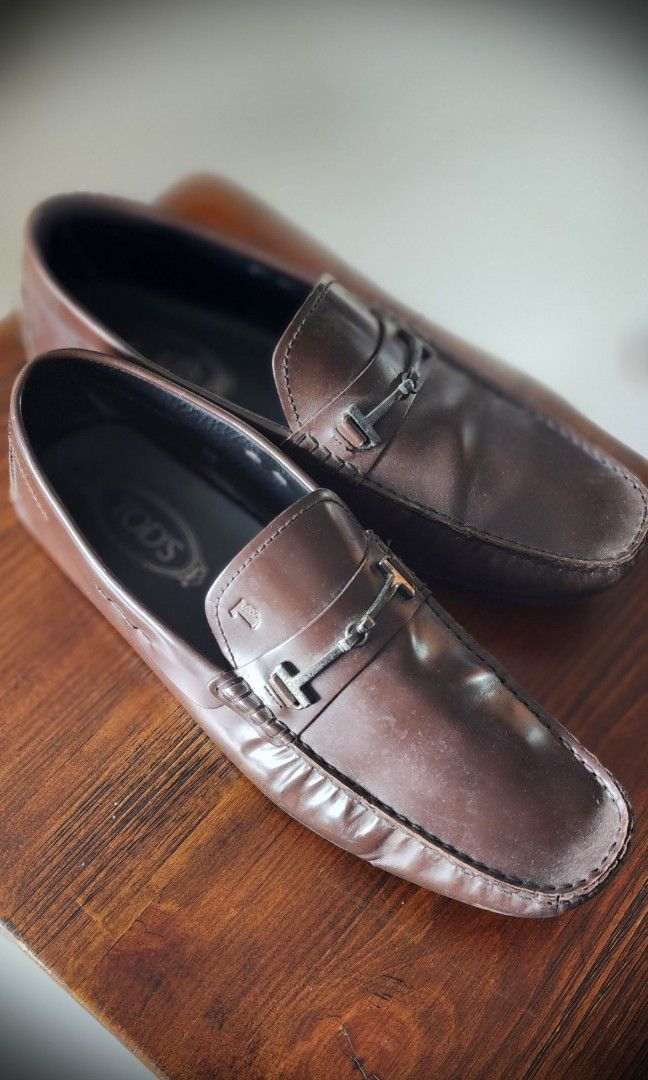 Tod s Gommino Leather Driving Shoes Loafers Men s Fashion