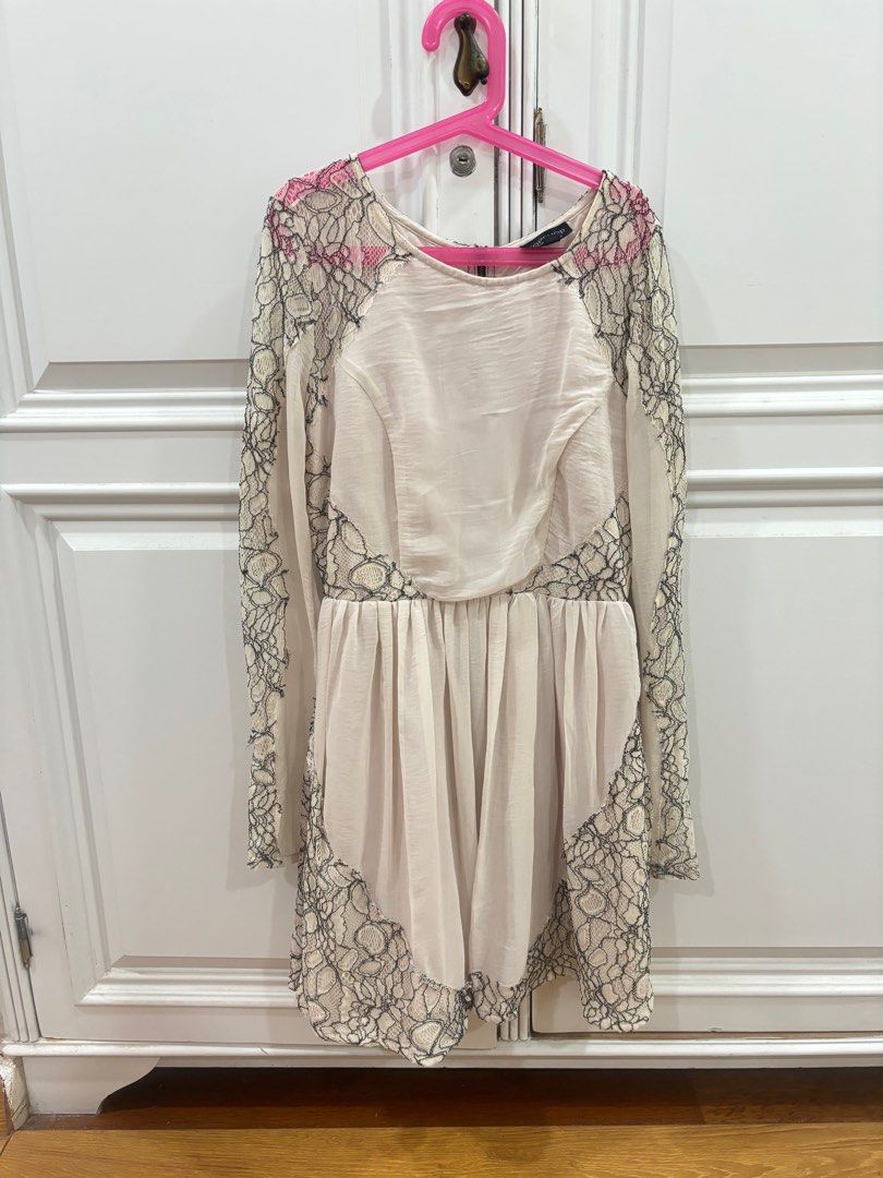 Topshop outlet blush dress