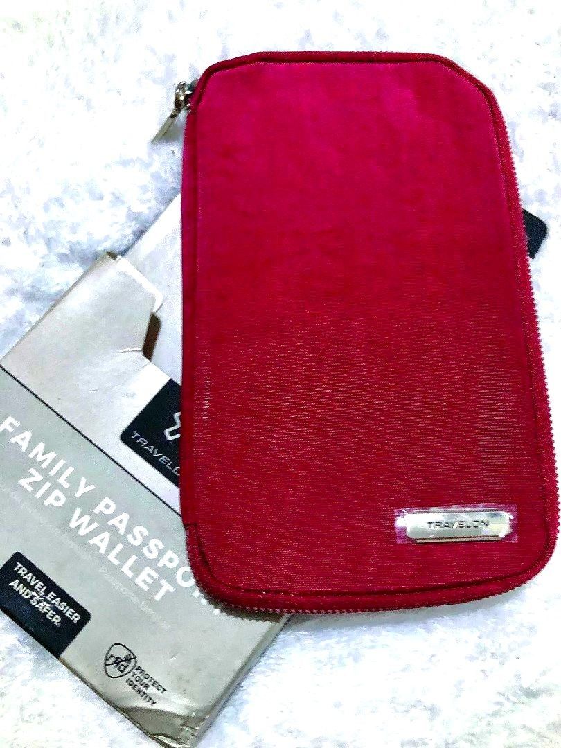 TRAVELON Family Passport wallet, Women's Fashion, Bags & Wallets