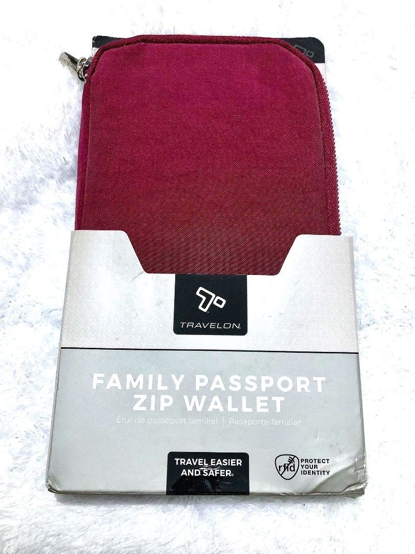 TRAVELON Family Passport wallet, Women's Fashion, Bags & Wallets