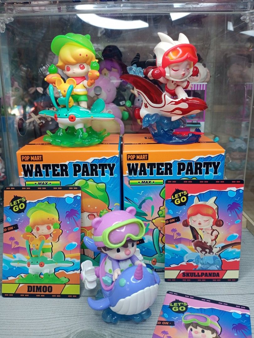 tyraryu.doll: Popmart Water Party Dimoo & Sweetbean Figure blind box ...