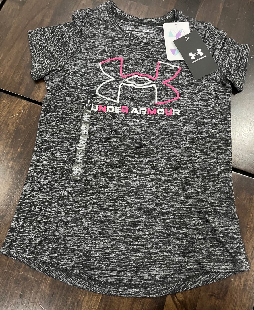 Girls under armour discount tops