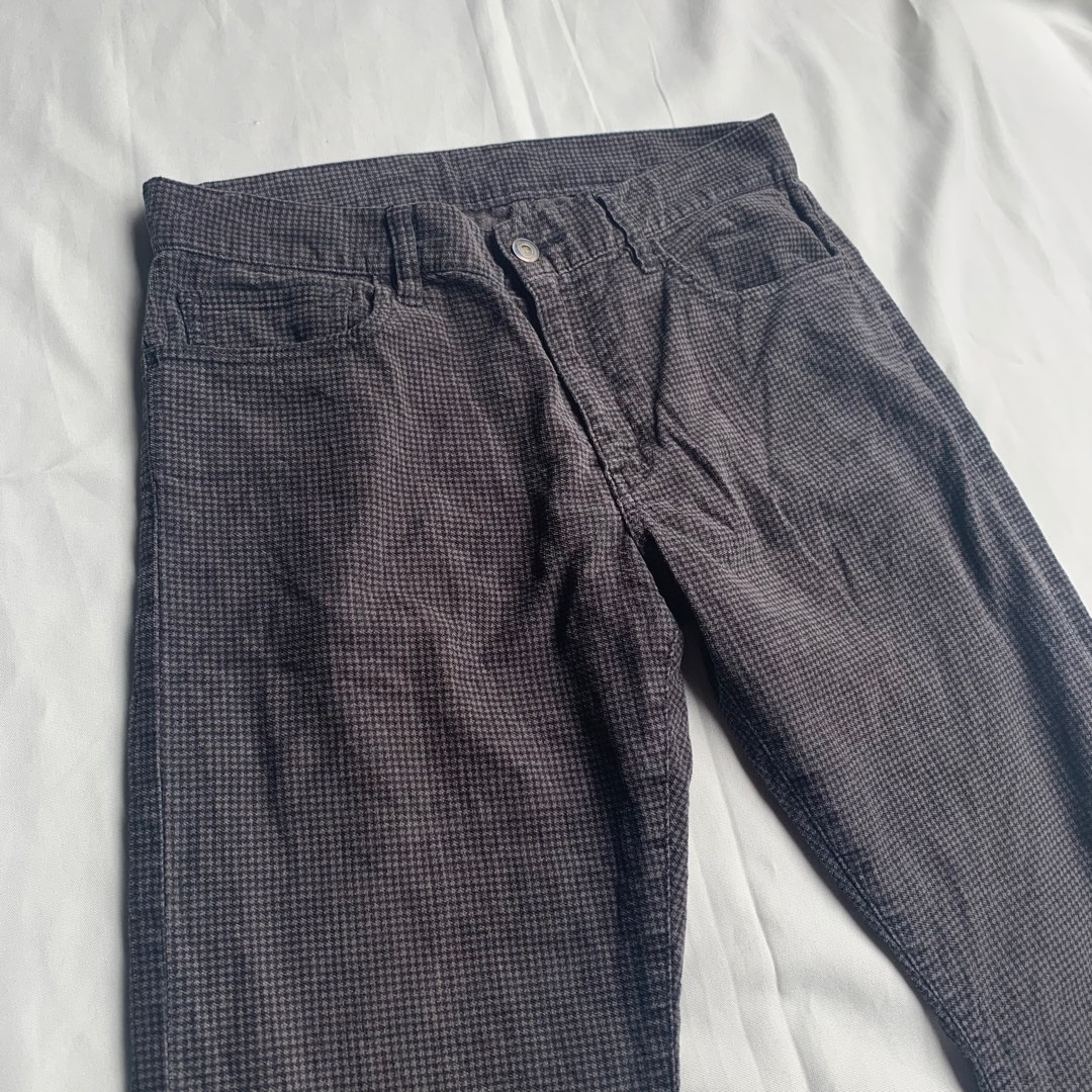 In Grid Checkered Pants