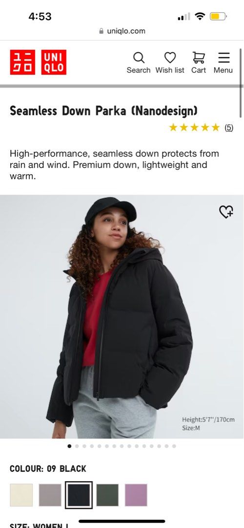 UNIQLO WOMEN'S SEAMLESS DOWN HOODED LONG COAT REVIEW