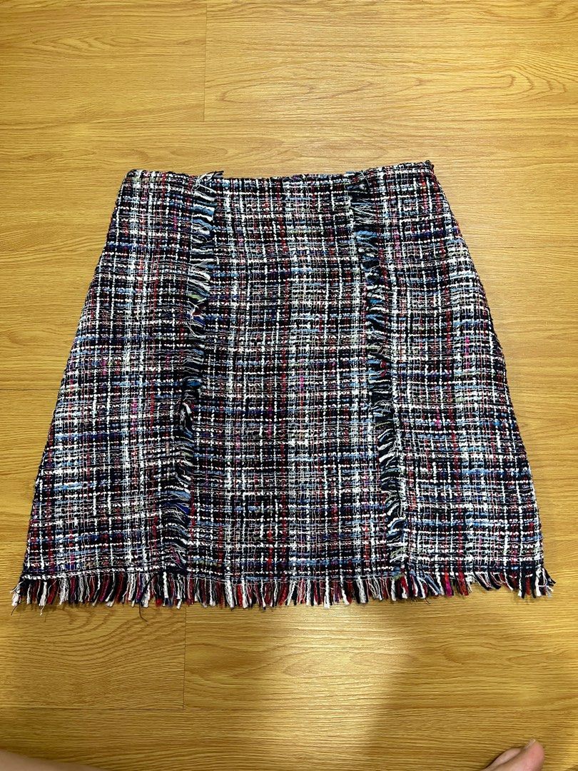 UR Tweed Skirt Women s Fashion Bottoms Skirts on Carousell