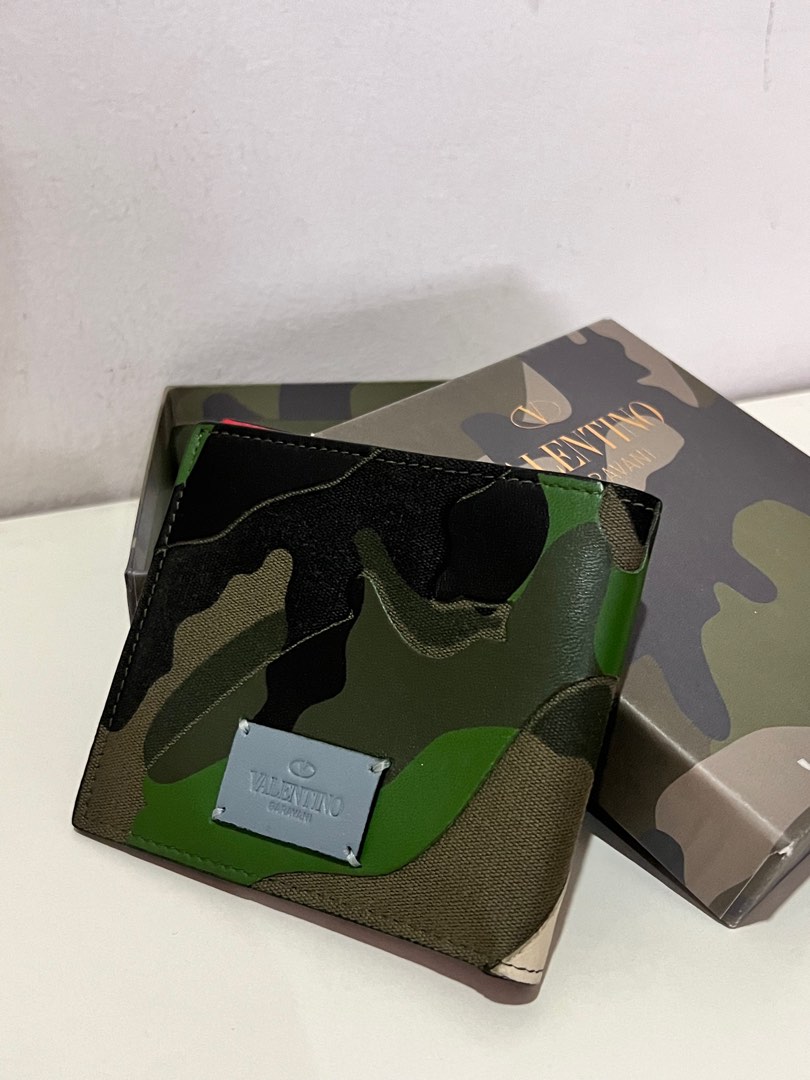 Valentino camouflage wallet sale