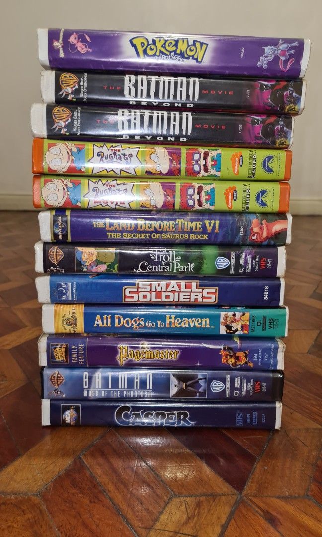 VHS (Imported) Price is Negotiable (Category: Comics & Manga) located in Quezon City. Submitted by carl_616 (Listing ID 1261430345, Image 1). Description: All preloved. All imported from the U.S. No molds. Php 150 Each (Negotiable) GCash. Courier delivery covered by buyer. Sold: 2x Rugrats Casper Small Soldiers Batman Phantasm.