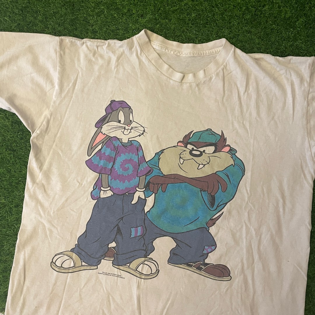 Chemise Warner Bros Bugs Bunny Taille XS - Col Rond, Manches Courtes, Occasion Très Bon état
