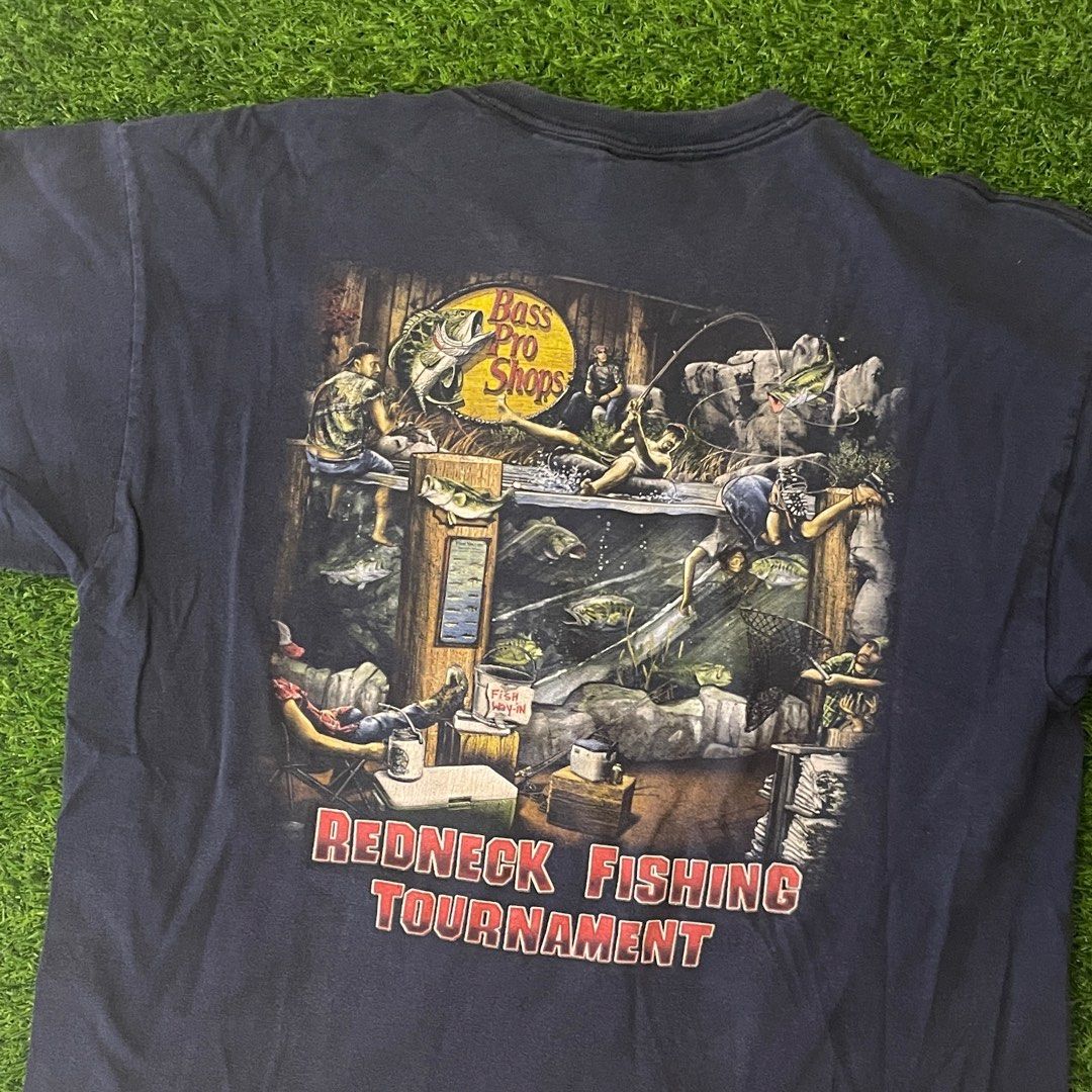 Vintage Bass Pro Shops Redneck Fishing Tournament Mullet Tee, Men's  Fashion, Tops & Sets, Tshirts & Polo Shirts on Carousell