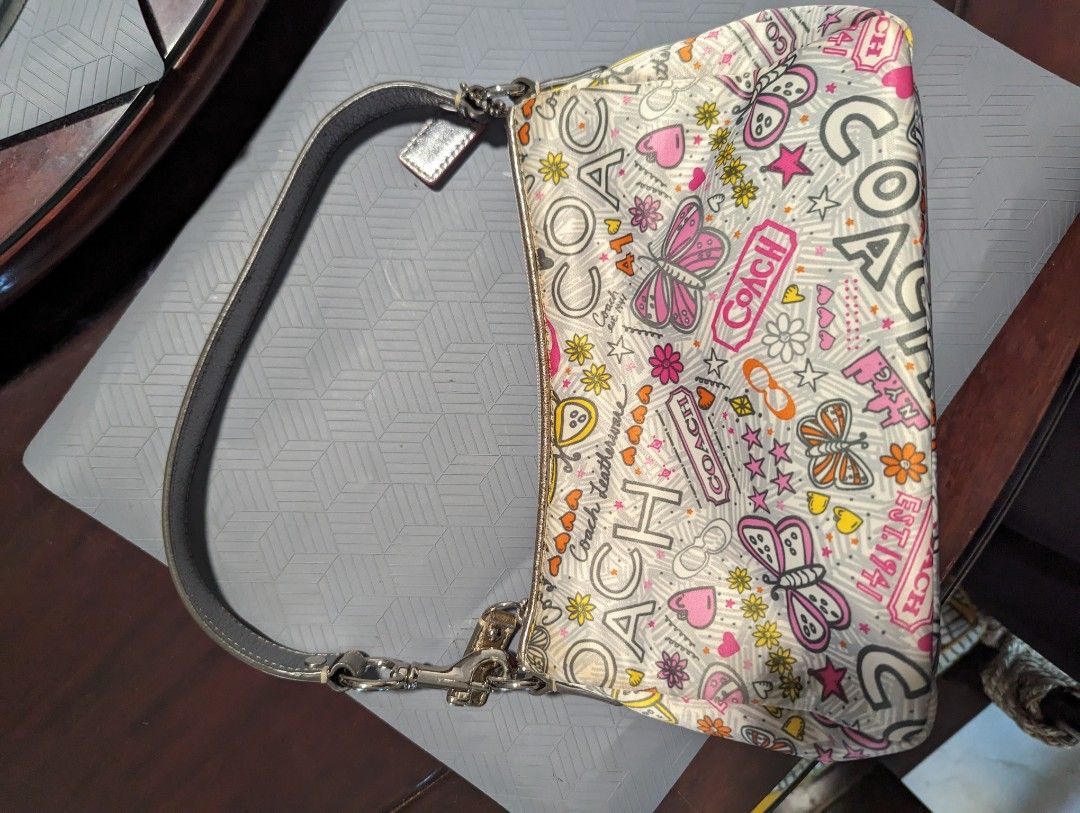 Graffiti coach purse on sale