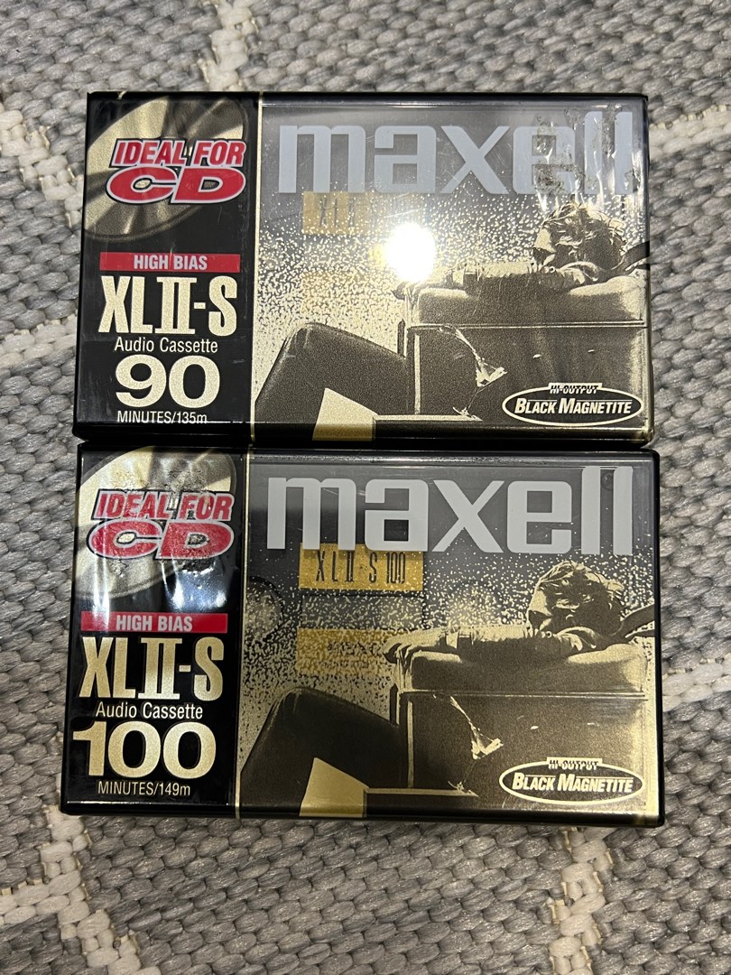 Maxell XLII 90 Minute Cassette Tapes - Lot of 4 NEW