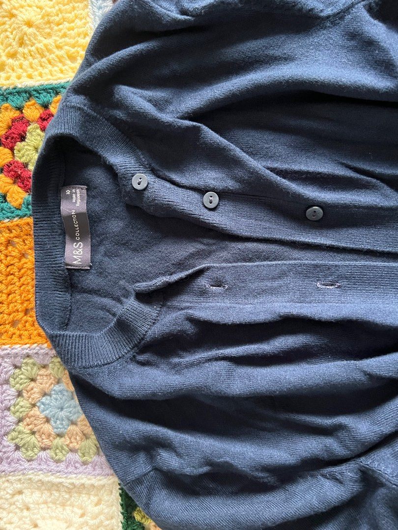 Marks and spencer navy cardigan store