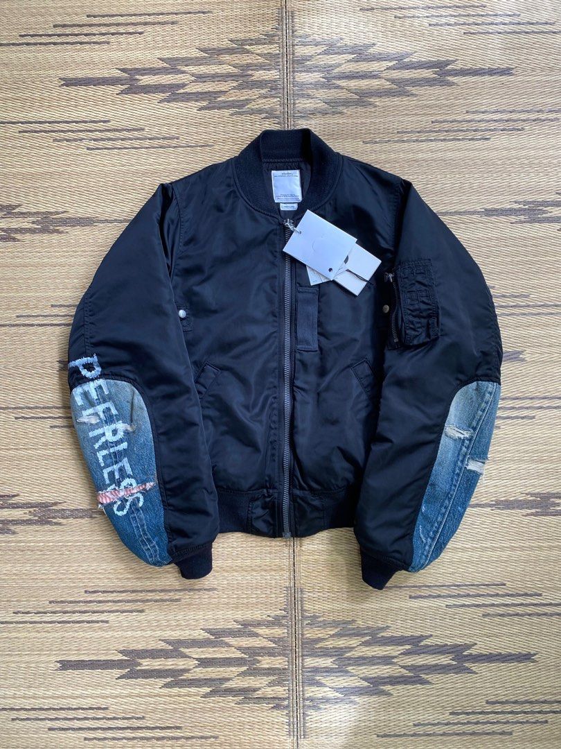 Visvim Thorson Collage BLCK JKT, 名牌, 服裝- Carousell