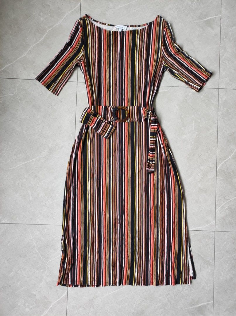 Warehouse stripe dress online