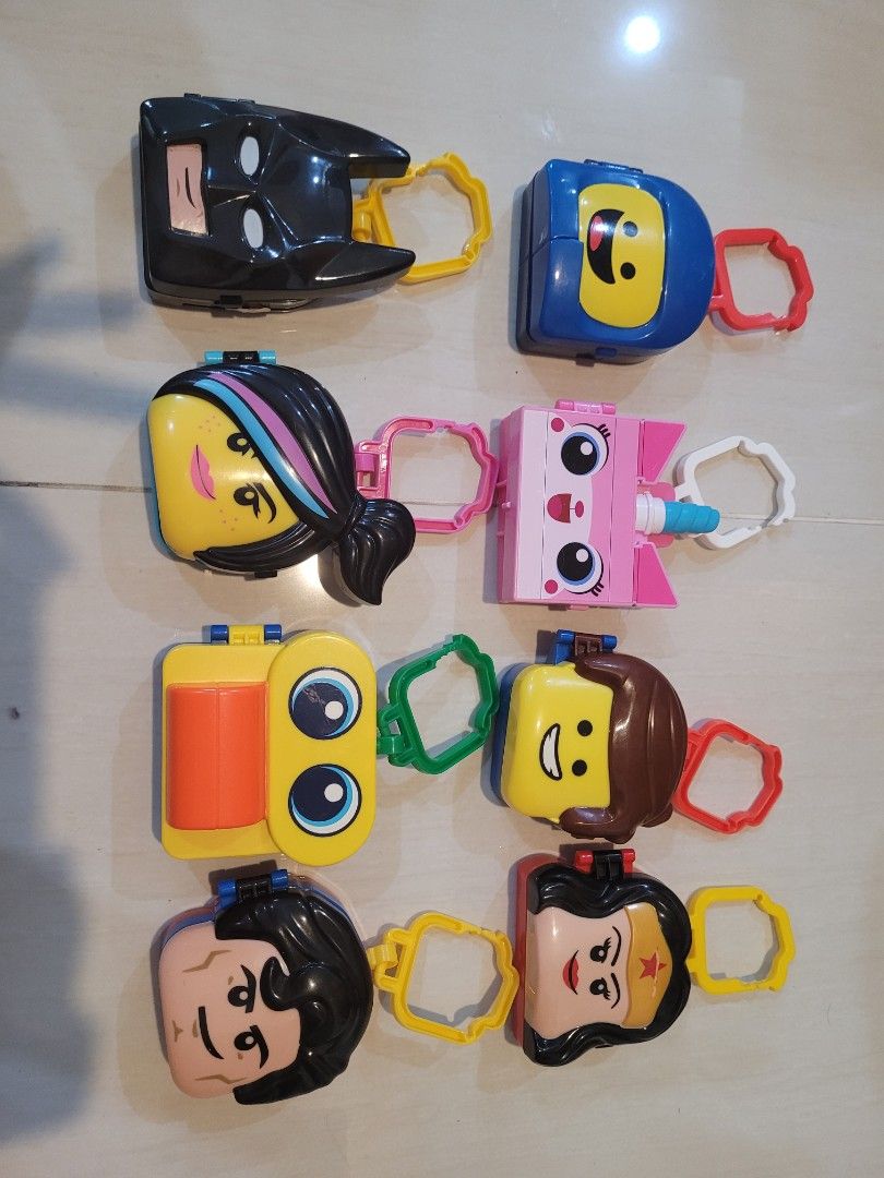 Whole set of 8 McDonalds Happy Meal 2019 Lego Movie