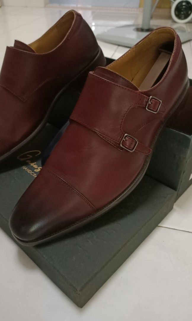 Red monk shoes store