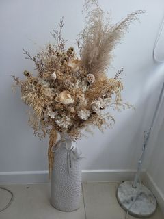 Withered Flowers w/Vase