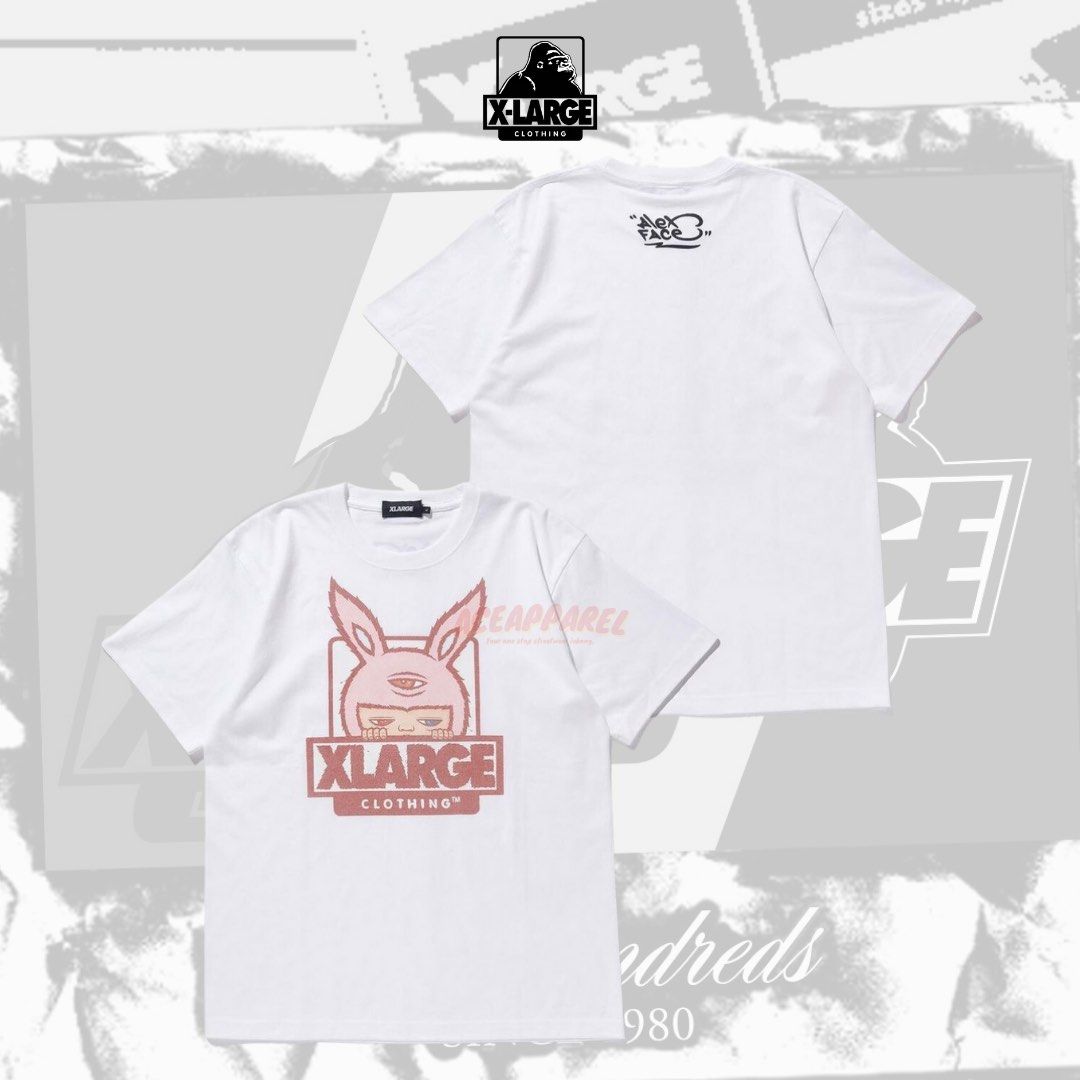 XLARGE×ALEXFACE S/S Tee WHITE XLARGE×ALEXFACE S/S Tee WHITE