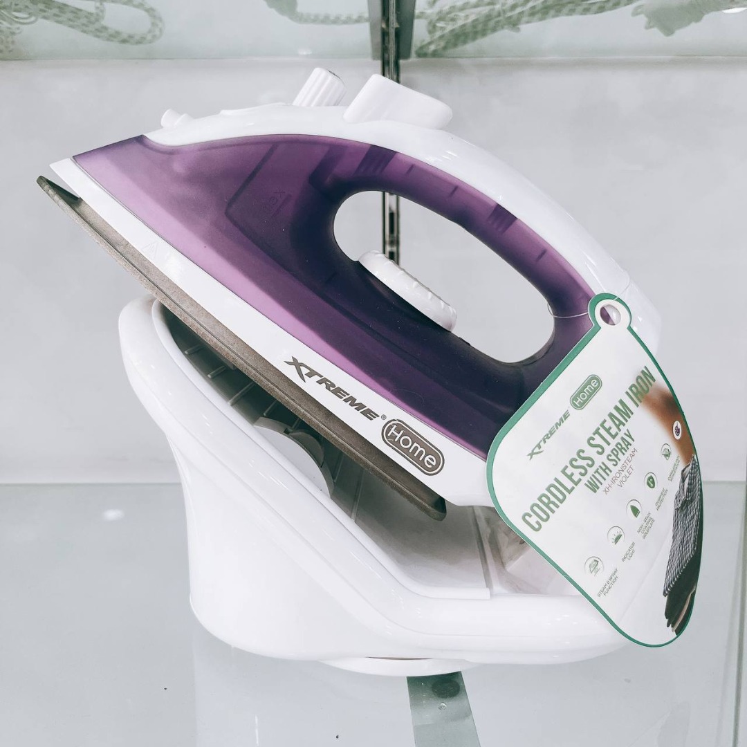 XTREME HOME Cordless Steam Iron with Spray, TV & Home Appliances, Irons