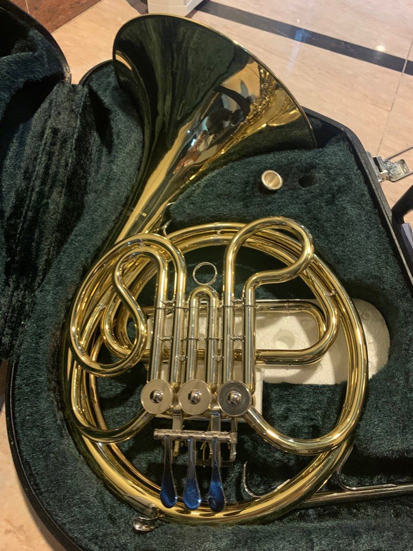 Yamaha yhr 314 F key French horn 法國號, 興趣及遊戲, 音樂、樂器 & 配件, 樂器 Carousell