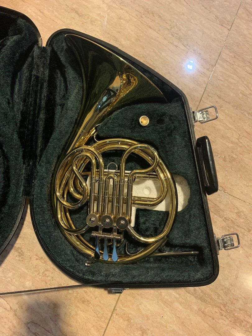 Yamaha yhr 314 F key French horn 法國號, 興趣及遊戲, 音樂、樂器 & 配件, 樂器 Carousell