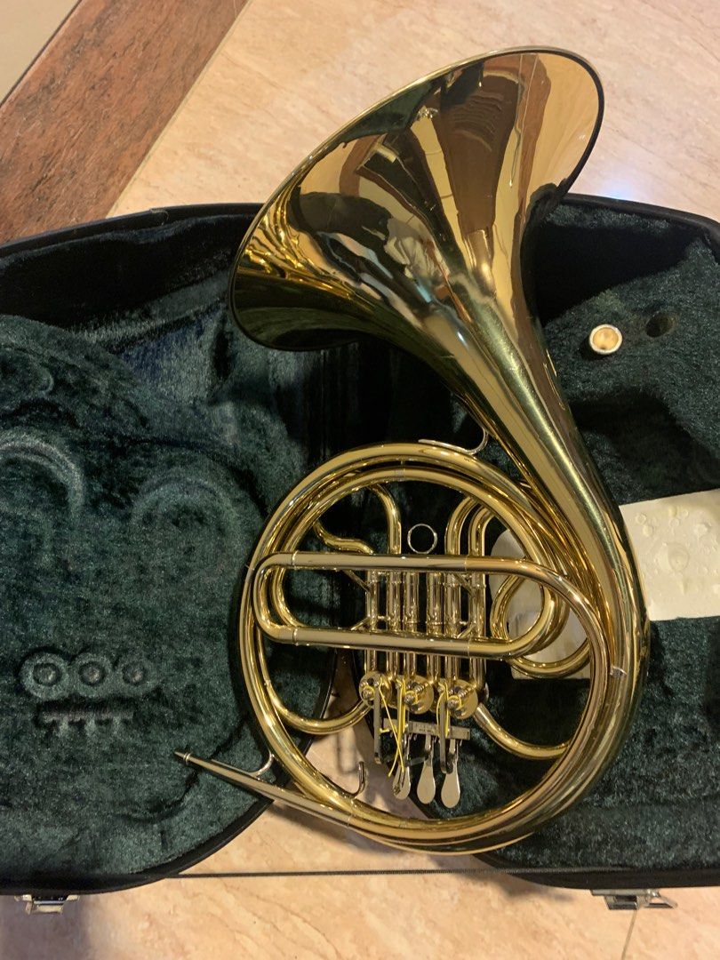 Yamaha yhr 314 F key French horn 法國號, 興趣及遊戲, 音樂、樂器 & 配件, 樂器 Carousell