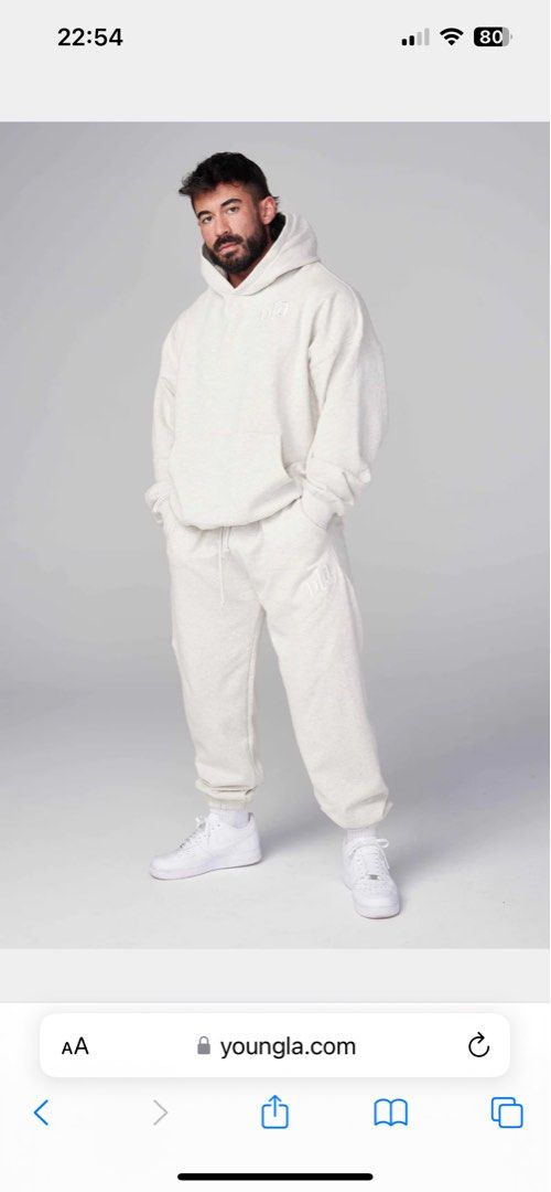 Marshmallow discount man hoodie