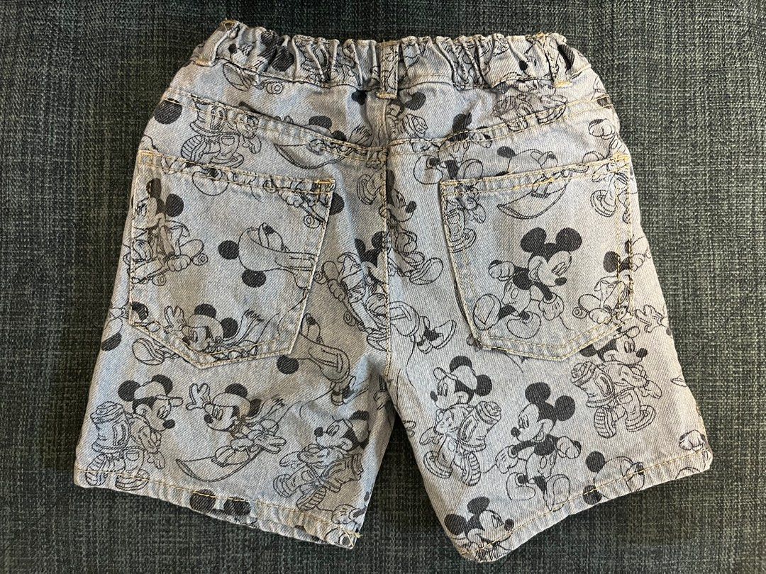 Mickey denim shorts zara store