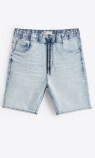 Zara Soft Denim Bermuda Shorts for Men