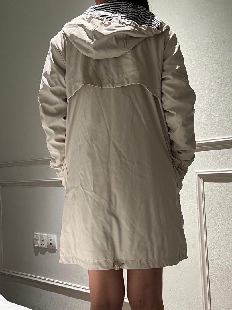 Zara Waterproof Padded Rain Jacket Parka with hood