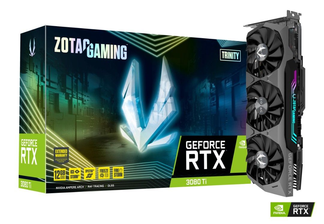 Zotac rtx 3080ti trinity OC, 電腦＆科技, 電腦周邊及配件, 電腦周邊