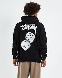 Fuzzy online black hoodie