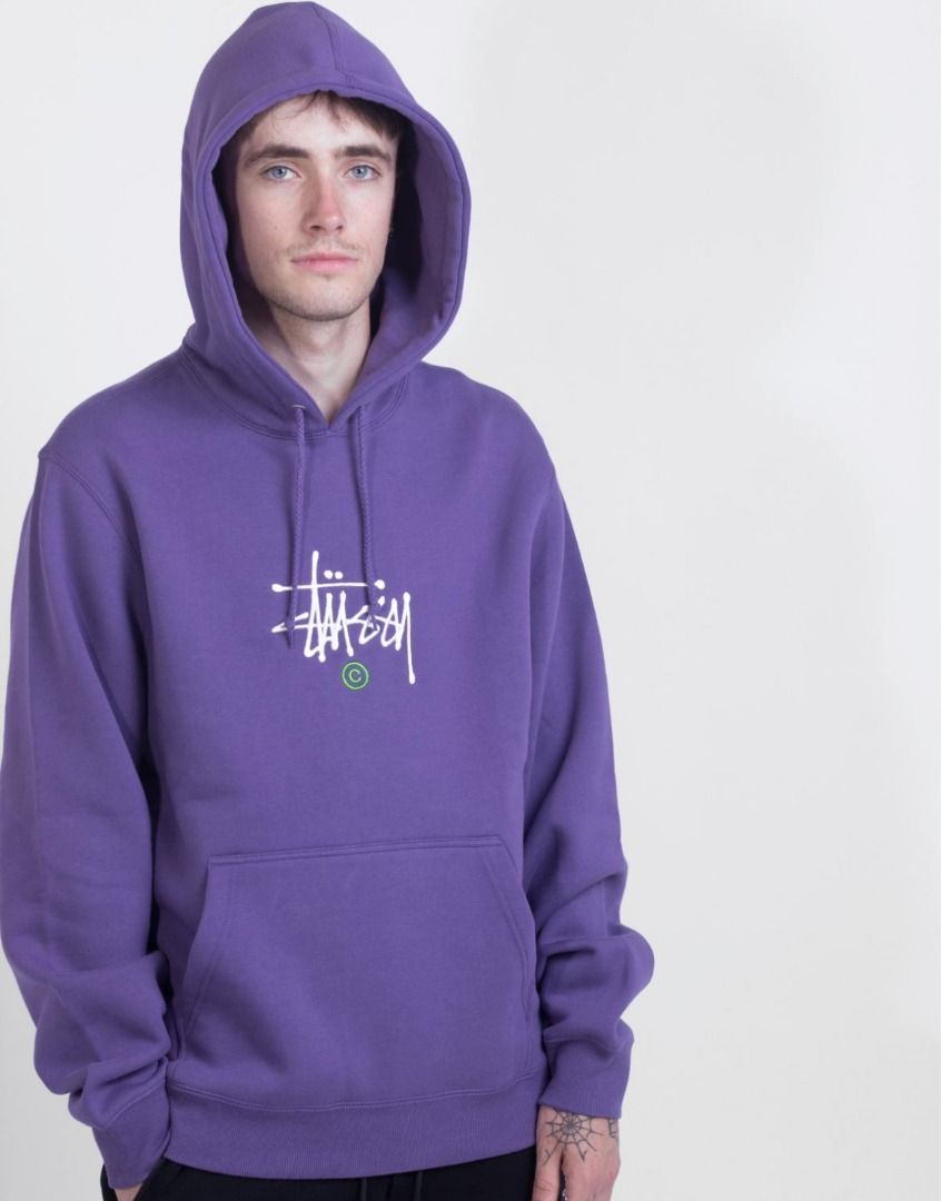 Stussy purple hoodie new arrivals